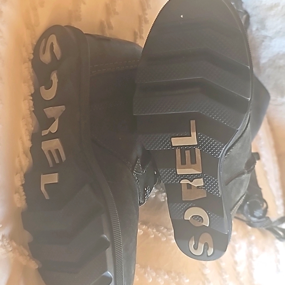 Sorel tall leather side zip Joan of arctic